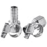 LTWFITTING 2 Sets Instant Hose Repair Kit 3/8'BSP x 12mm ID SS316 Coupler with 10-16mm SS316 Clamp