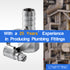 LTWFITTING 2 Sets Instant Hose Repair Kit 3/8'BSP x 12mm ID SS316 Coupler with 10-16mm SS316 Clamp