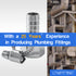 LTWFITTING 2 Sets Instant Hose Repair Kit 1/2'BSP x 12mm ID SS316 Coupler with 10-16mm SS316 Clamp