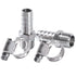 LTWFITTING 2 Sets Instant Hose Repair Kit 3/8 inch BSPT x 12mm ID SS316 Coupler with 10-16mm SS316 Clamp