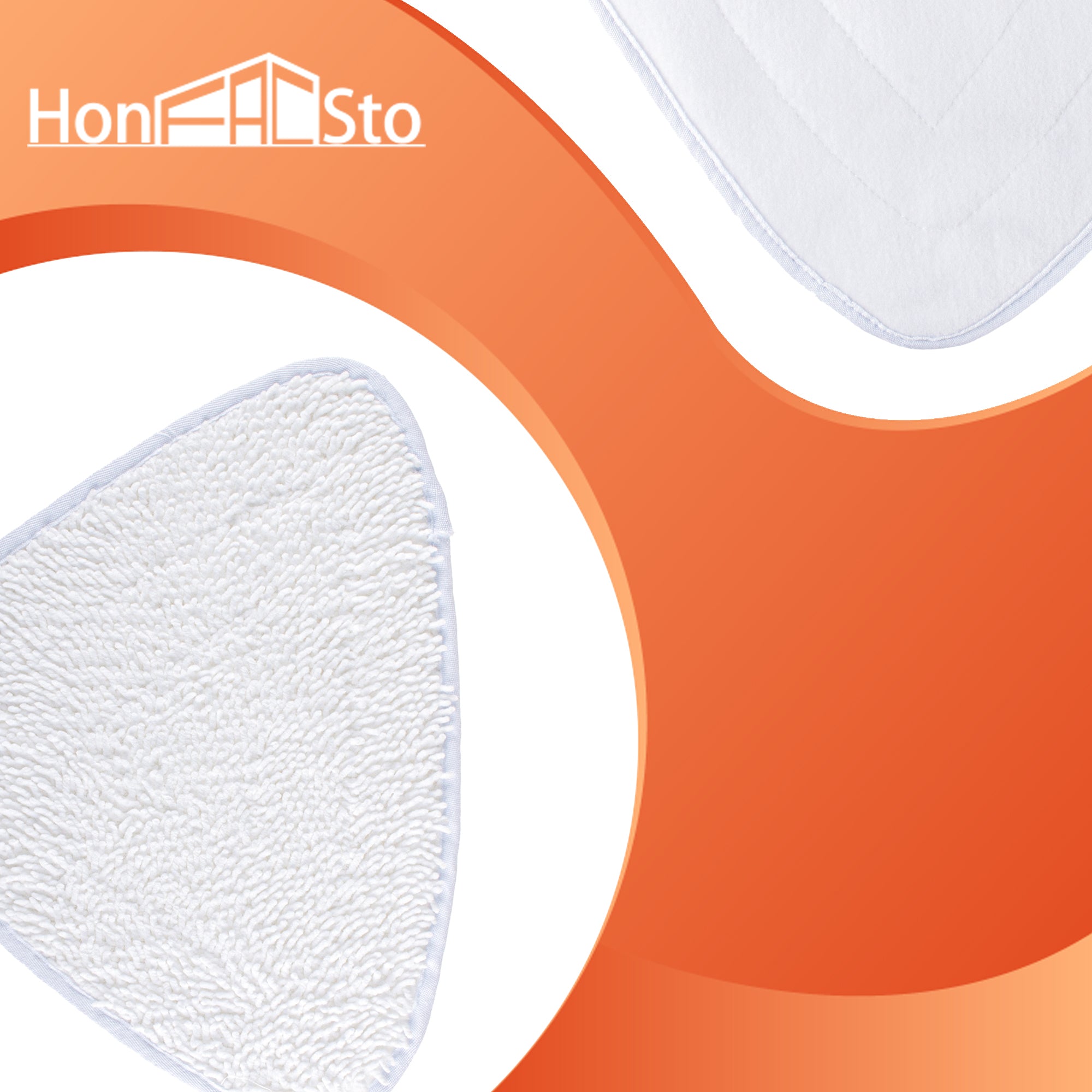 LTWHOME Replacement Microfiber Mop Pads Fit for Vileda 100 Hot Spray and Steam Mop (Pack of 6)