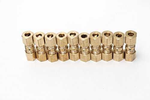 LTWFITTING 1/4 -Inch OD Compression Union,Brass Compression Fitting(Pa ...