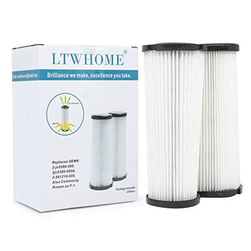 LTWHOME F1 HEPA Filters For DIRT DEVIL VISION Vacuum (Pack of 2)