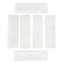 LTWHOME Compatible White Filter Floss Replacement for All Pond Solutions FW-14 Nano Tank (Pack of 6)