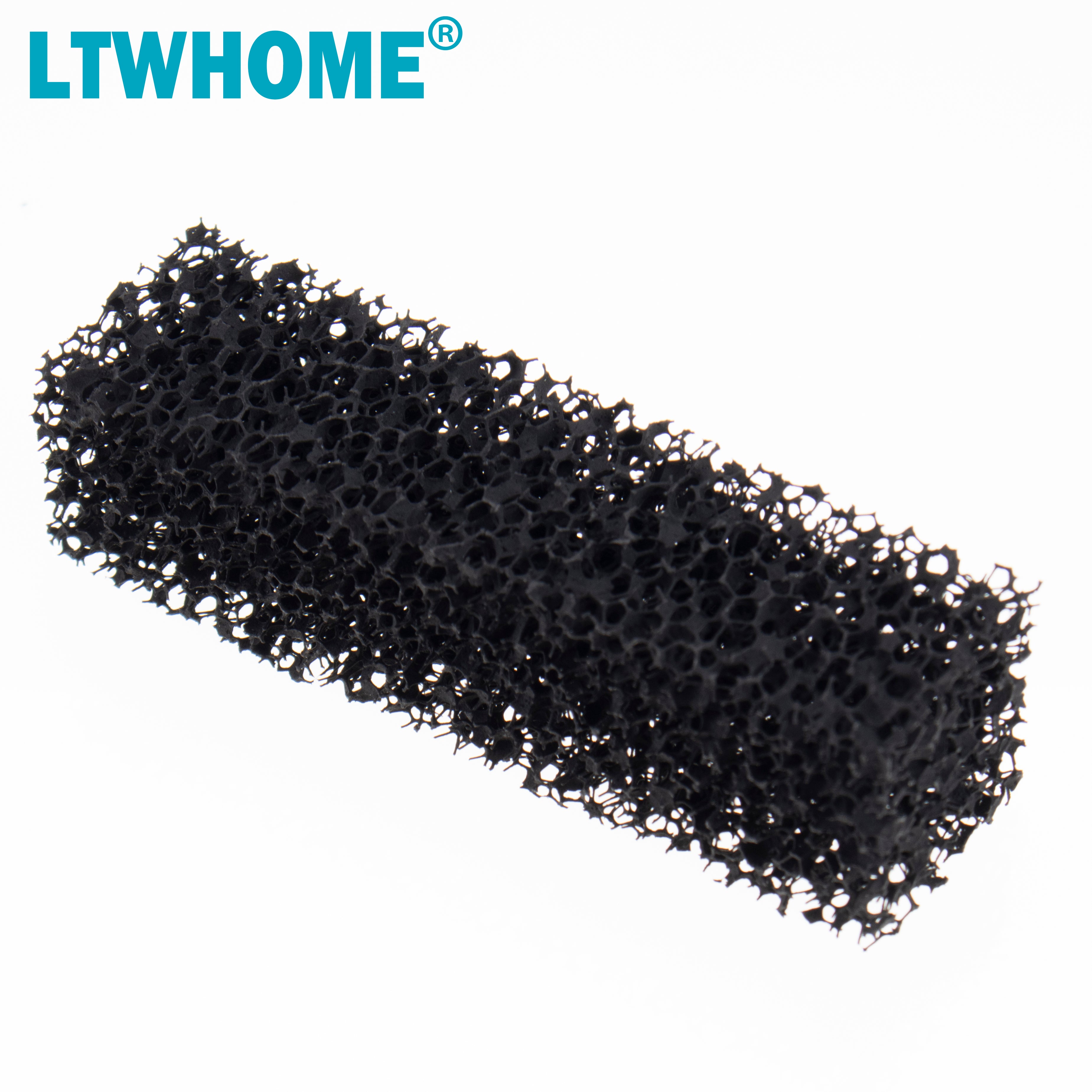 LTWHOME Compatible Carbon Filter Pad Replacement for Aqueon QuietFlow LED PRO Power Filter, 10 (Pack of 24)
