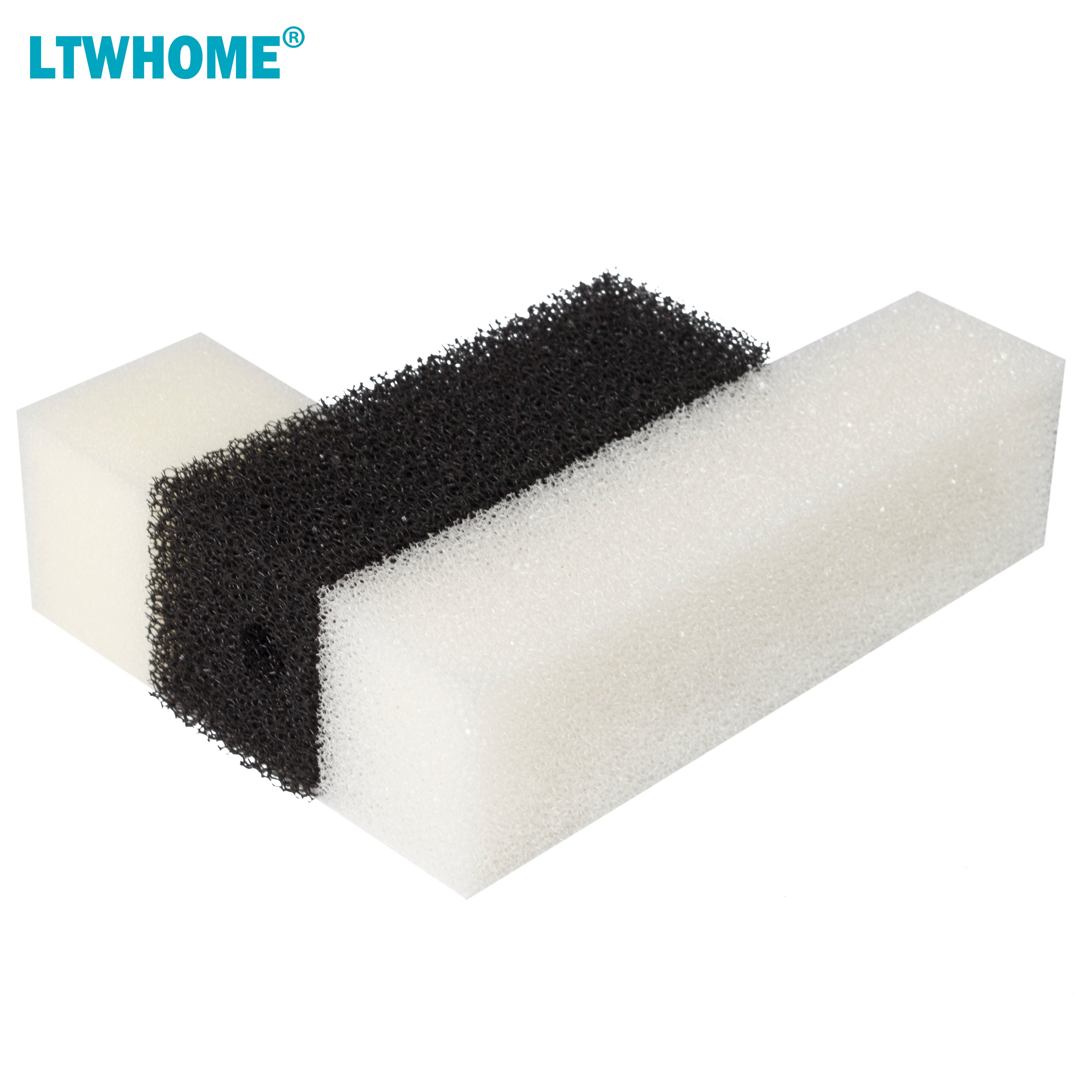 LTWHOME Design Aquarium Sponge Sets Compatible with Ferplast Blumec 03, Bluclear 03 Sponges Fit for Bluwave Internal Filter (Pack of 3 Sets)