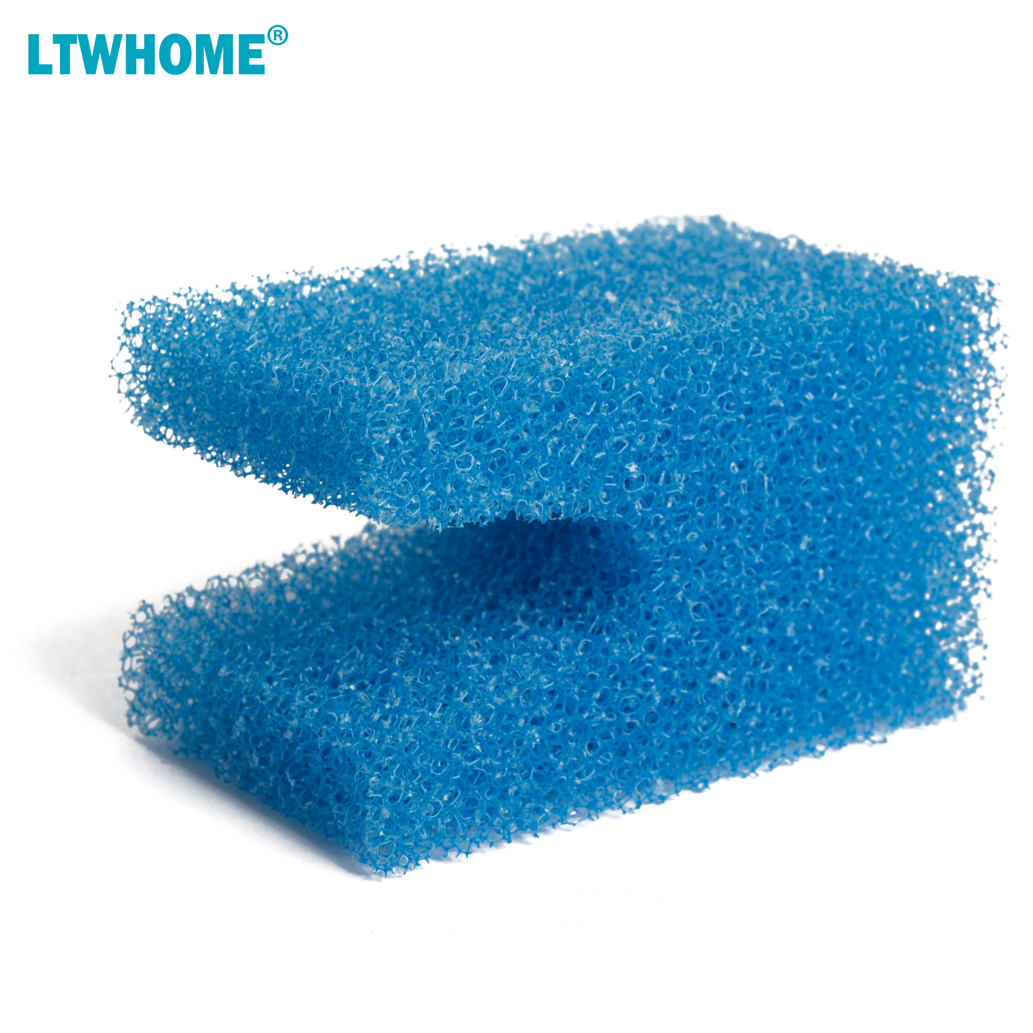 LTWHOME Design Aquarium Mechanical Sponges Compatible with Ferplast Blumec 07 Sponges Fit for Bluwave Internal Filter (Pack of 6 Sets)