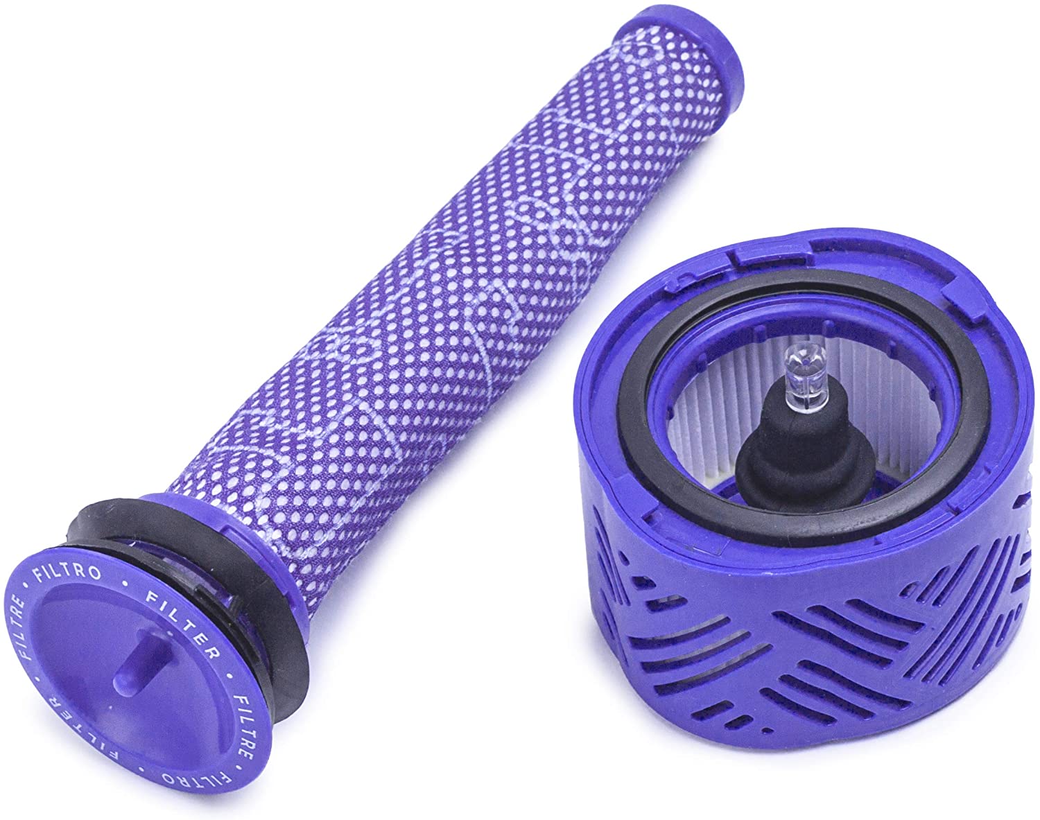 LTWHOME HEPA Vacuum Filter & Pre Filter Kit Replacement for Dyson V6 Absolute Cordless Stick Vacuum, Compare to Part 965661-01 & 966741-01 (Pack of 1 Set)
