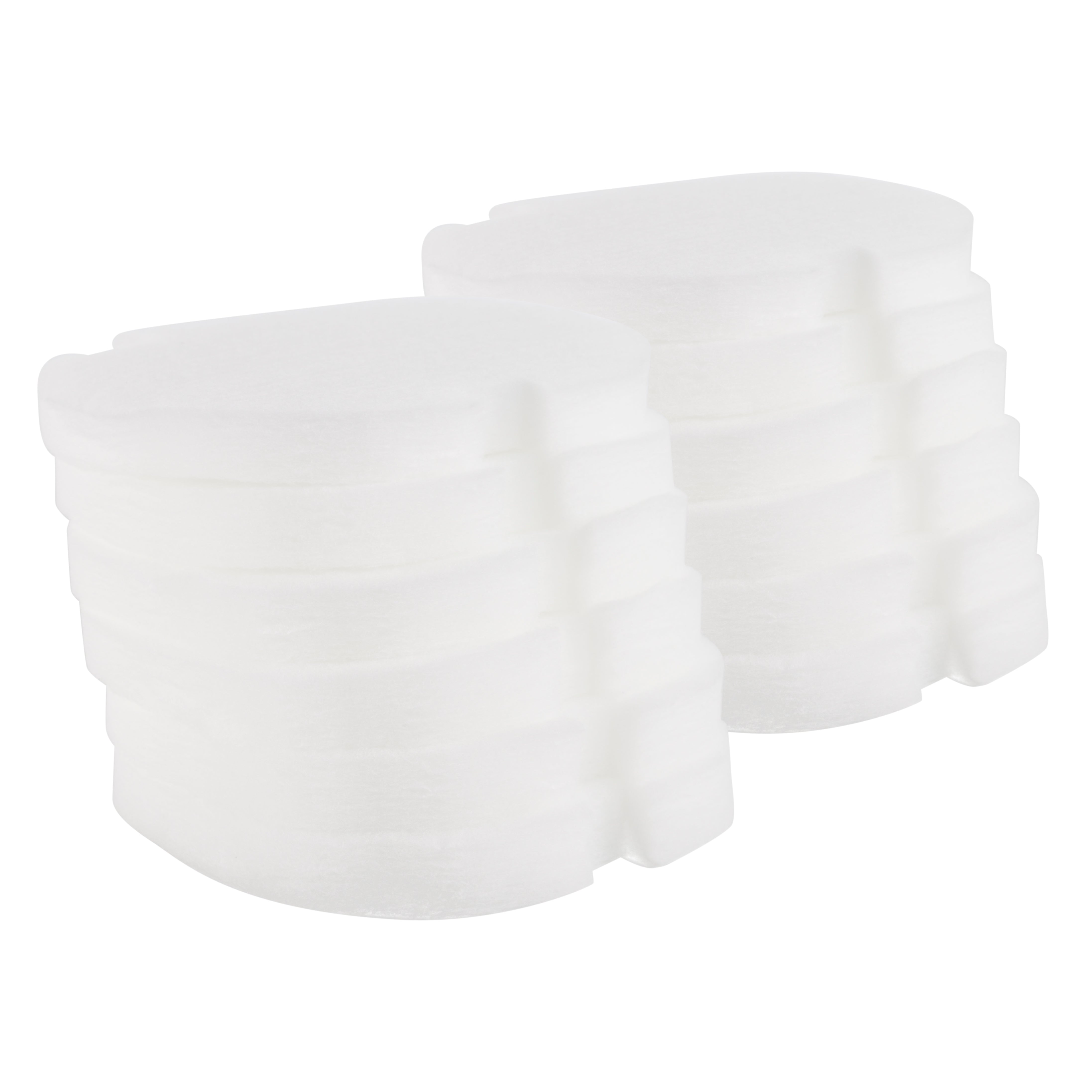 LTWHOME Replacement White Fine Wool Filter Pads Fit for AquaManta EFX 300/400 External Filter (Pack of 12)