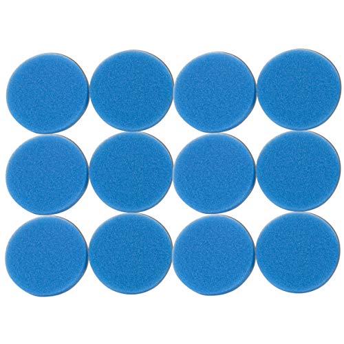 LTWHOME Blue Coarse Foam Media Filter Pads Fit for Classic 2217/600 2616171 (Pack of 12)
