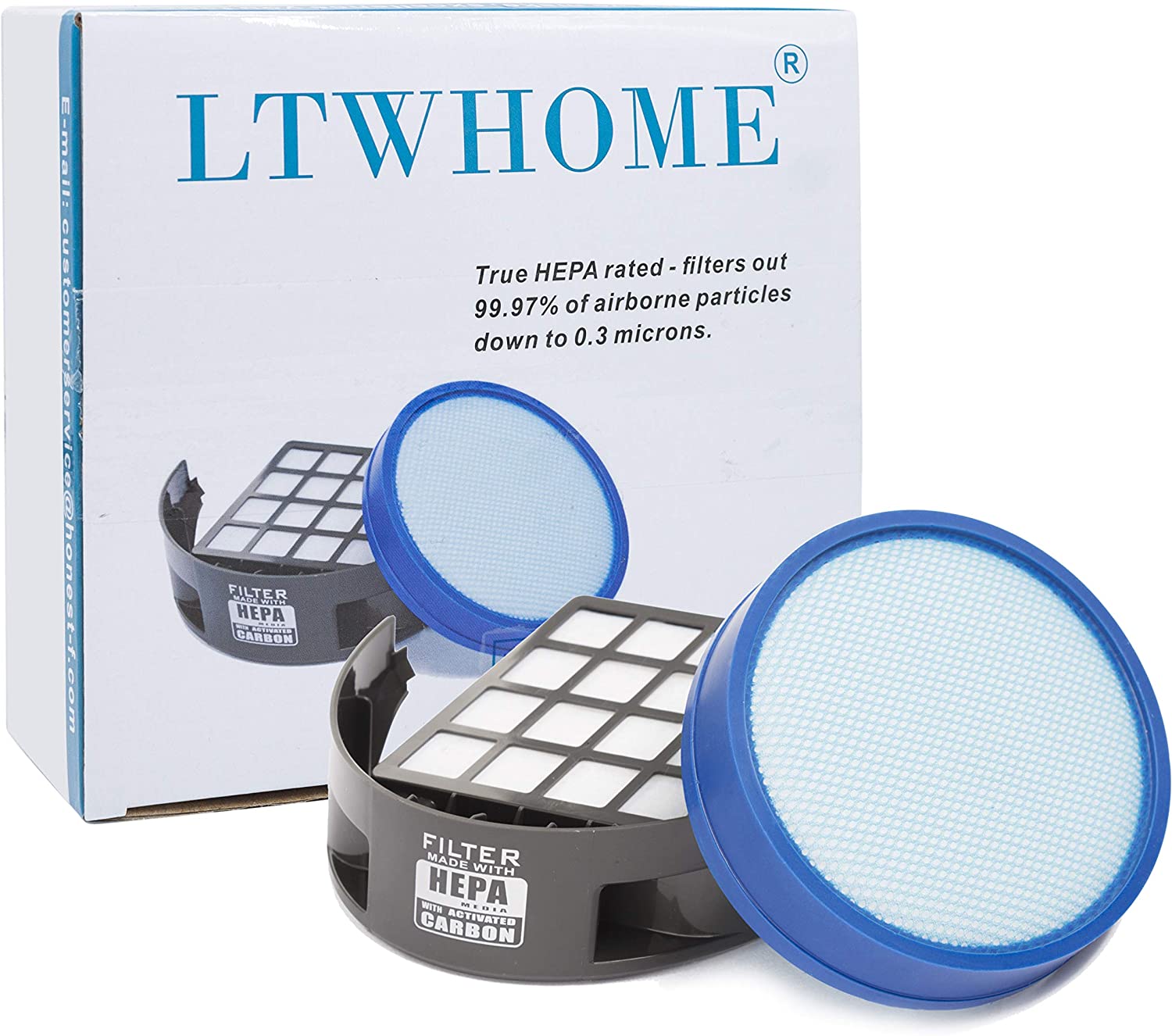 LTWHOME Replacement Exhaust Filter and Primary Filter Kit Fit for Hoover Vacuum Model UH72600W, Compares to 305687002 & 304087001 (Pack of 1 Set)