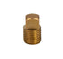 LTWFITTING Brass BSP Pipe Square Head Plug Fittings 1/8-Inch Male BSPP Air Fuel Water Boat (Pack of 5)