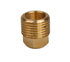 LTWFITTING Brass BSP Pipe Square Head Plug Fittings 1/2-Inch Male BSPP Air Fuel Water Boat (Pack of 5)