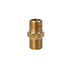 LTWFITTING Brass BSP Pipe Hex Nipple Fitting 1/4-Inch Male BSPP Air Fuel Water (Pack of 5)