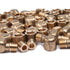 LTWFITTING Brass BSP Pipe 90 Deg 1/4-Inch BSPP Street Elbow Forged Fitting Fuel Air Boat (Pack of 400)