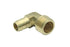 LTWFITTING 90 Deg Elbow Brass Barb Fitting 1/2-Inch Male BSPT x 1/2-Inch(12mm) ID Hose Fuel Boat Water (Pack of 25)