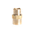 LTWFITTING Brass Pipe Fitting 1/4-Inch x 1/8-Inch Female BSPT Reducing Coupling Water Boat (Pack of 25)