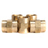LTWFITTING Brass Pipe Fitting 1/2-Inch Female BSPT Coupling Water Boat (Pack of 5)