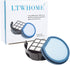 LTWHOME Exhaust Filter and Primary Filter Kit Fit for Hoover T-Series WindTunnel Bagless Upright Filter (Pack of 1 Set)