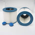 LTWHOME Replacement Blue Cartridge Filter for Karcher WD2200 WD2240 A2200 VC6200 Wet & Dry Vacuum Cleaners,Compare to Part # KAR64145520 (Pack of 2)
