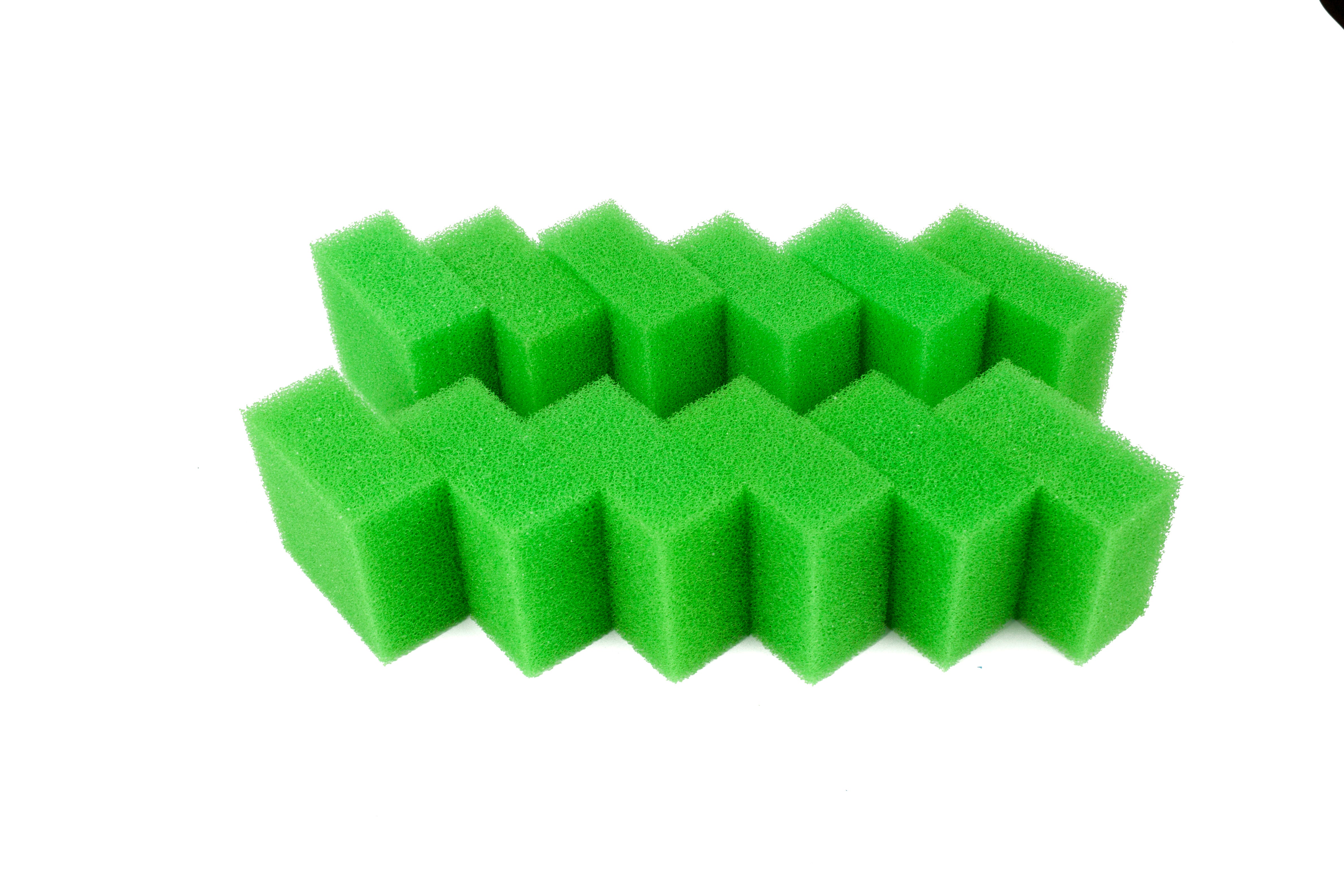 LTWHOME Compatible Nitrate Foam Filter Pads Fish Tank Fit for Juwel Compact/BioFlow 3.0 Filters(Pack of 12)