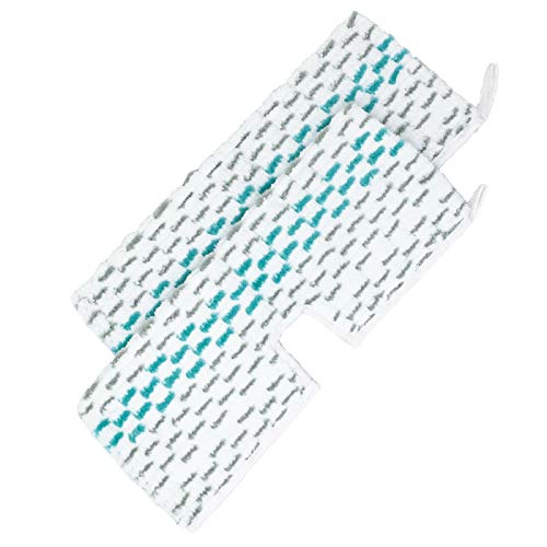 LTWHOME Replacement Microfiber Scrub Mop Pads Fit for Vileda O-Cedar ProMist MAX Spray Mop (Pack of 2)