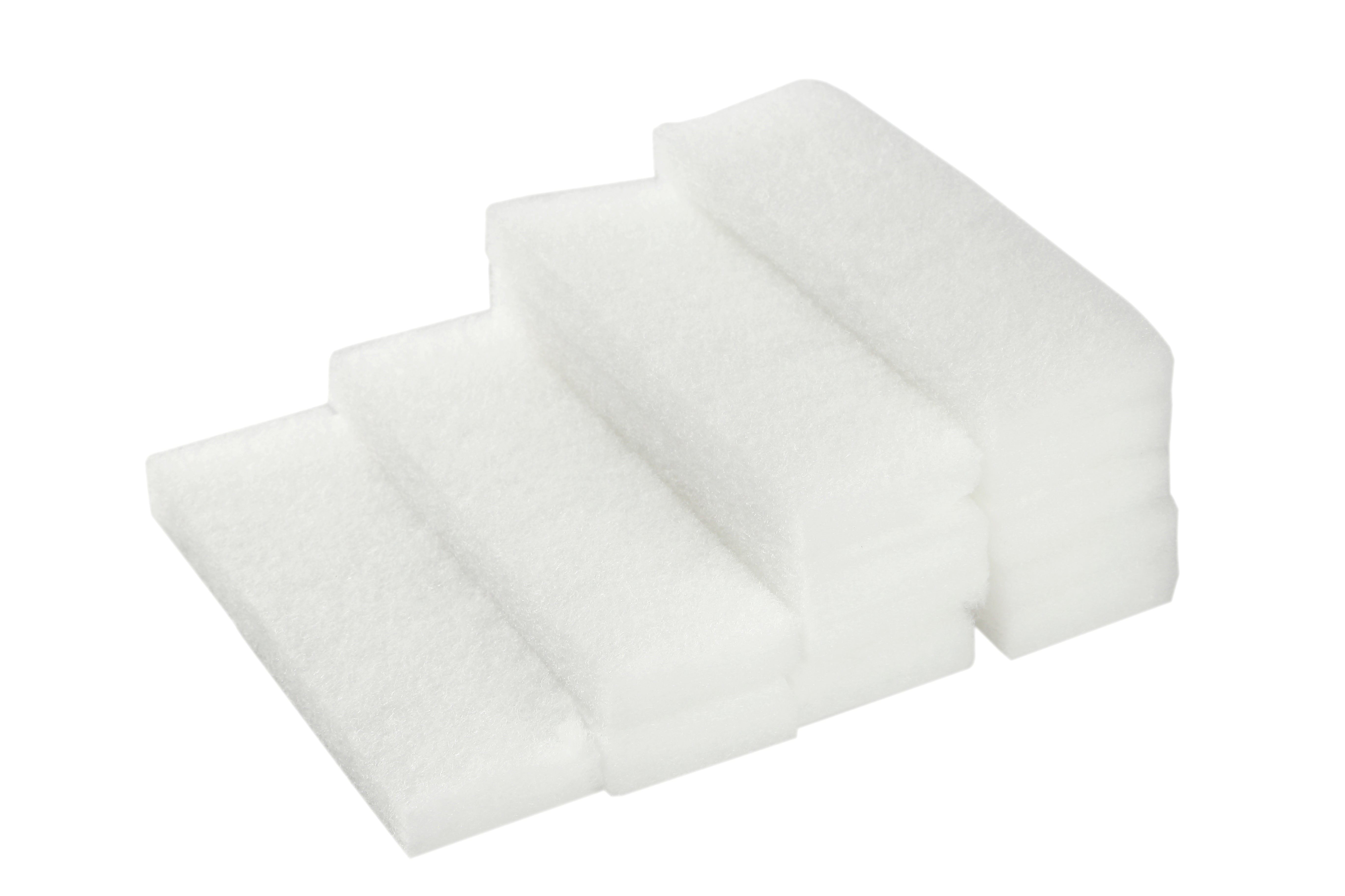 LTWHOME Compatible Polyester Filter Pad Non but Suitable for Fluval U3 Filter (Pack of 12)
