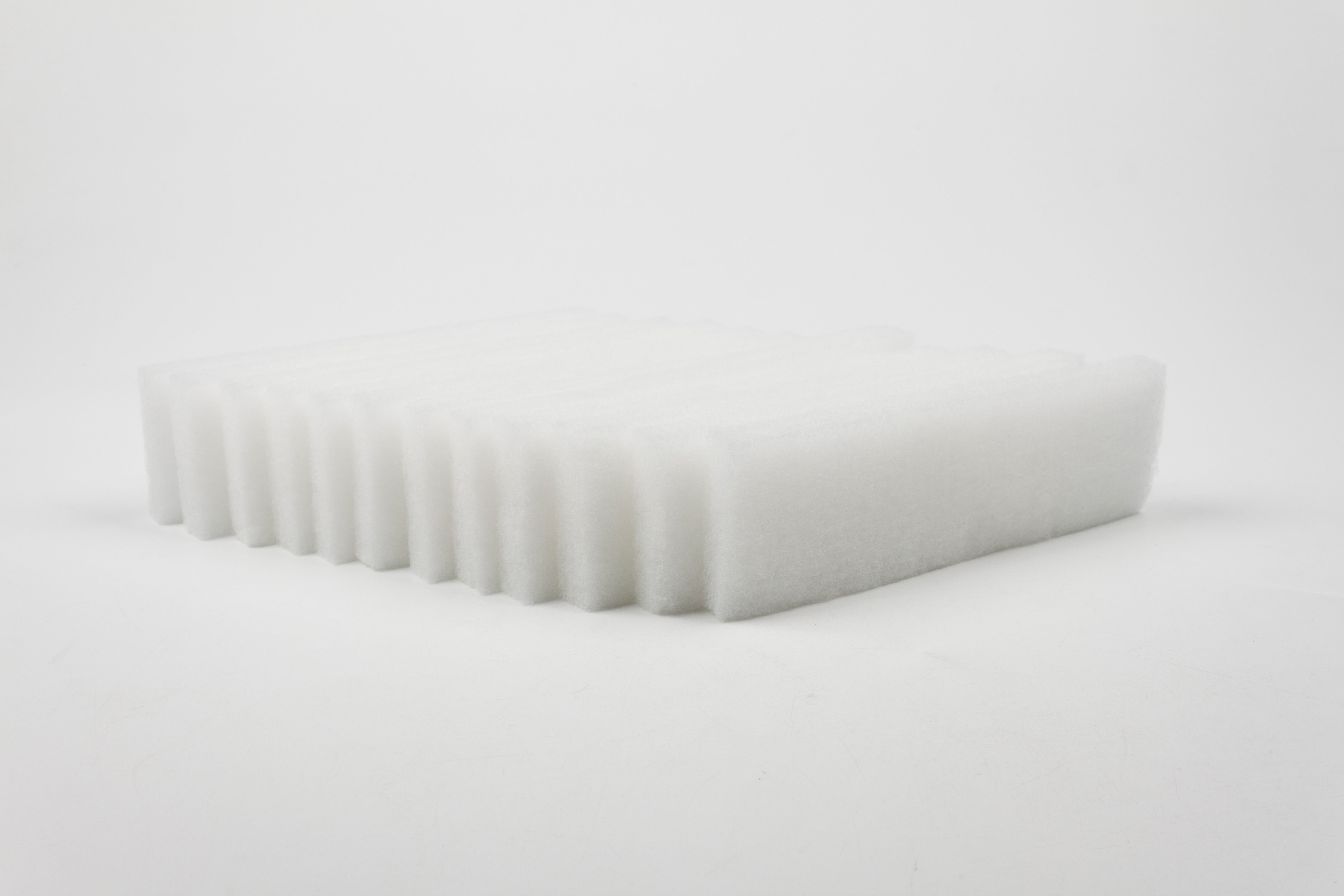 LTWHOME Compatible Polyester Filter Pad Non but Suitable for Fluval U3 Filter (Pack of 12)