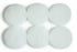 LTWHOME Compatible Polishing Pads Non-Branded Suitable for Fluval FX506 Filter(Pack of 6)