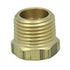 LTWFITTING Brass Pipe Hex Bushing Reducer Fittings 1/2-Inch Male BSPT x 3/8-Inch Female BSPP (Pack of 25)