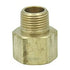LTWFITTING Brass Pipe 1/2-Inch Female BSPP x 3/8-Inch Male BSPT Adapter Fuel Gas Air (Pack of 25)