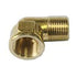 LTWFITTING Brass Pipe 90 Deg 3/8-Inch Male BSPT x 3/8-Inch Female BSPP Street Elbow Forged Fitting Fuel Air Boat (Pack of 25)