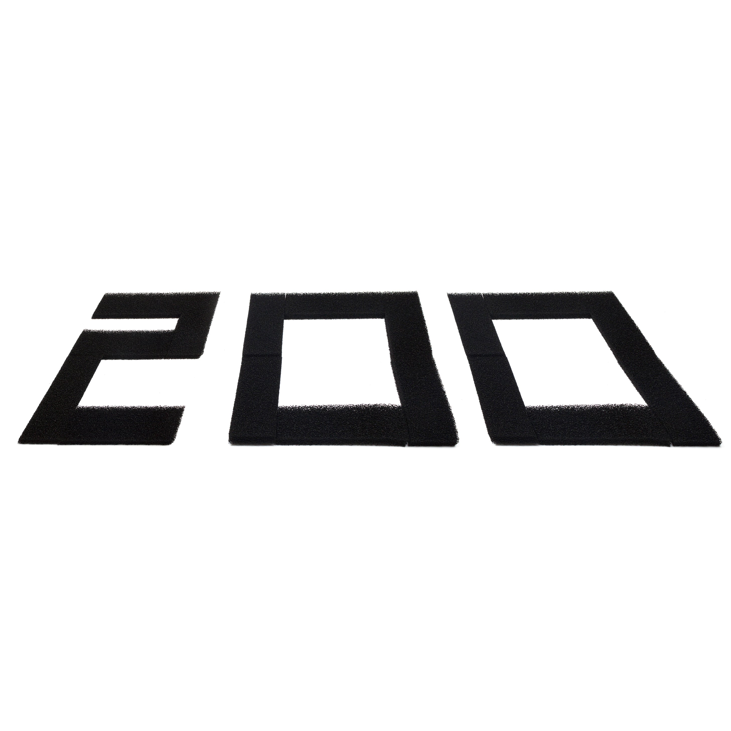 LTWHOME Compatible Carbon Foam Filters Suitable for Interpet Pf4 Internal Filter(Pack of 200)