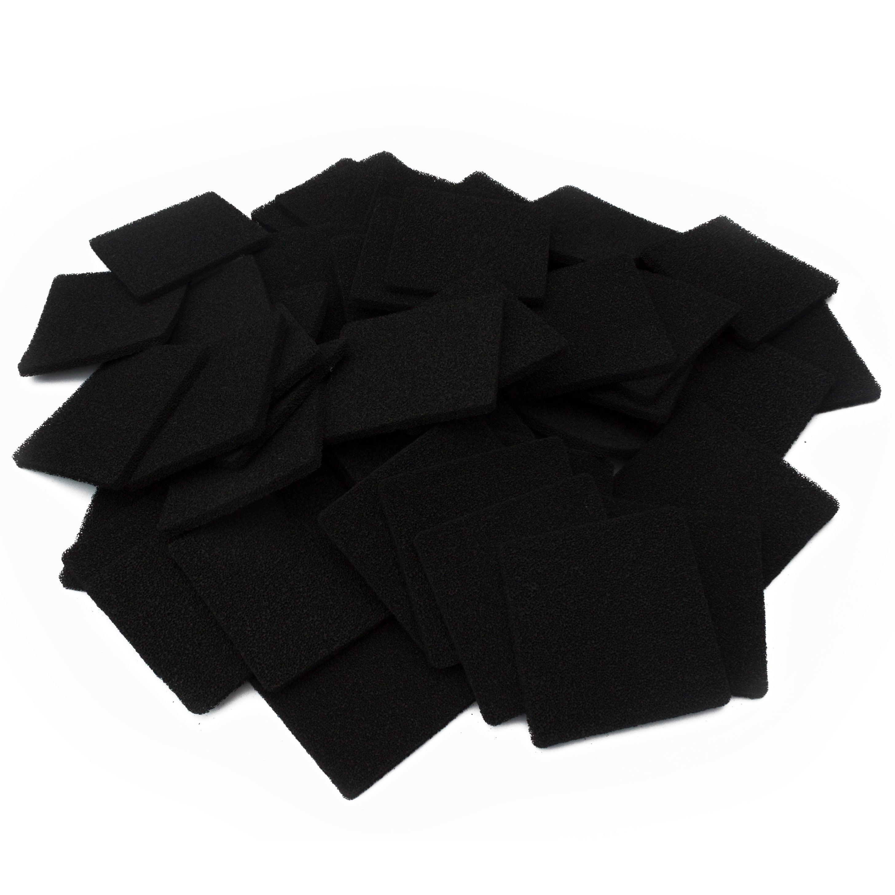 LTWHOME Compatible Carbon Filter Pad Fit for Rena Filstar xP Filter Media(Pack of 200)