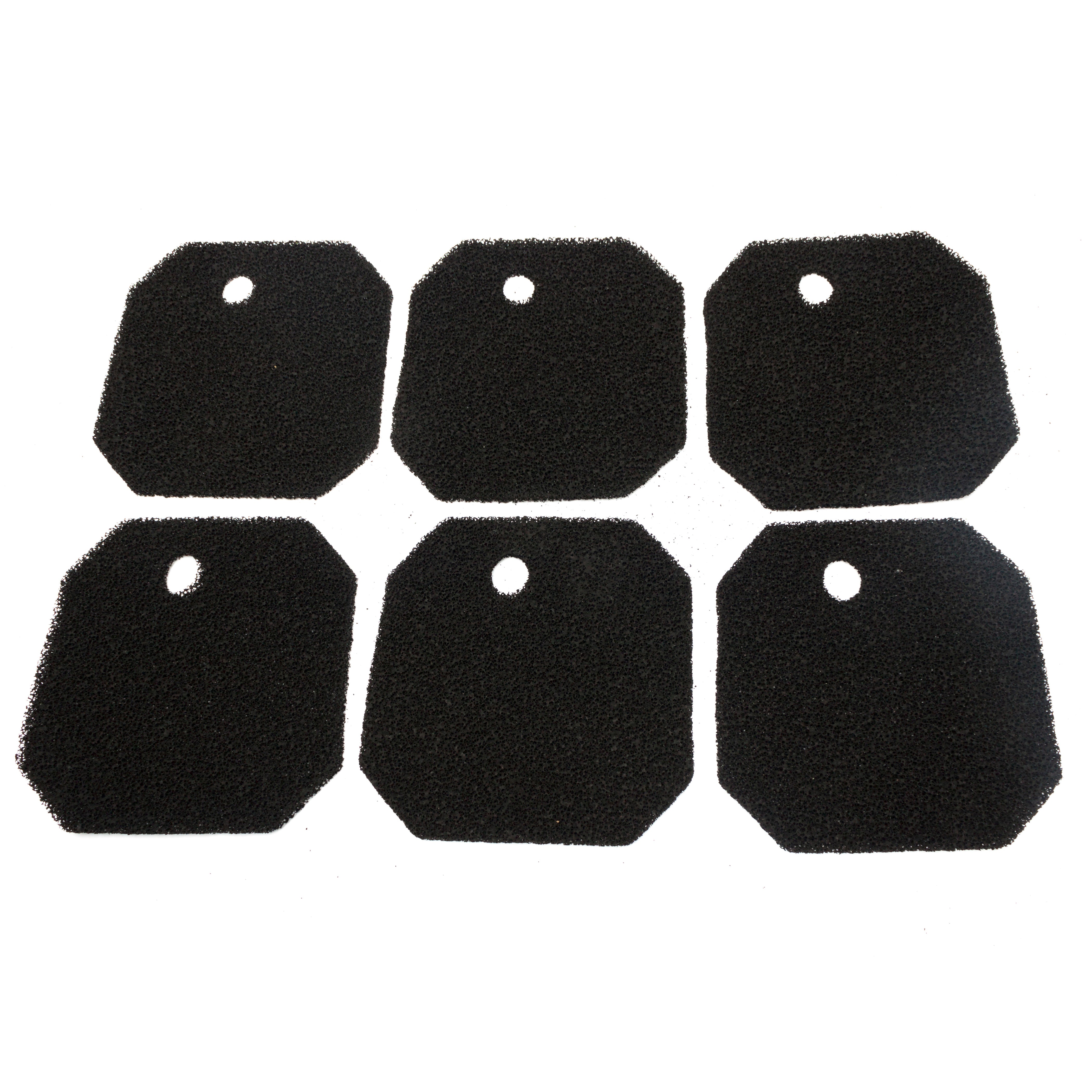 LTWHOME Activated Carbon Foam Filter Pads Compatible with 2628220 Professional 2222/2224/2322/2324 (Pack of 6)