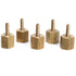 LTWFITTING Brass BSP Fitting Coupler / Adapter 1/4-Inch Female BSPP x 1/8-Inch(3mm) Hose Barb Fuel Gas Water (Pack of 5)