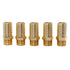 LTWFITTING Brass BSP Barbed Fitting Coupler / Connector 3/4-Inch Male BSPP x 1-Inch(25mm)Hose Barb Fuel Gas Water (Pack of 5)