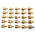 LTWFITTING Brass BSP Barbed Fitting Coupler / Connector 3/4-Inch Male BSPP x 3/8-Inch(10mm)Hose Barb Fuel Gas Water (Pack of 25)