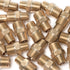 LTWFITTING Brass Pipe Hex Reducing Nipple Fitting 3/8-Inch x 1/4-Inch Male BSPT (Pack of 25)