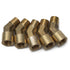 LTWFITTING Brass Pipe 45 Deg 1/4-Inch BSPT Street Elbow Forged Fitting Fuel Air Boat (Pack of 5)