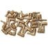 LTWFITTING 90 Deg Elbow Brass Barb Fitting 1/4-Inch Male BSPT x 1/4-Inch(6mm) ID Hose Boat Water (Pack of 25)
