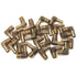 LTWFITTING 90 Deg Elbow Brass Barb Fitting 1/4-Inch Male BSPT x 3/8-Inch(10mm) ID Hose Boat Water (Pack of 25)