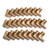 LTWFITTING 90 Deg Elbow Brass Barb Fitting 1/2-Inch Male BSPT x 3/8-Inch(10mm) ID Hose Fuel Boat Water (Pack of 25)