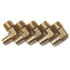 LTWFITTING 90 Deg Elbow Brass Barb Fitting 1/2 Male BSPT x 1/2(12mm) ID Hose Fuel Boat Water (Pack of 5)