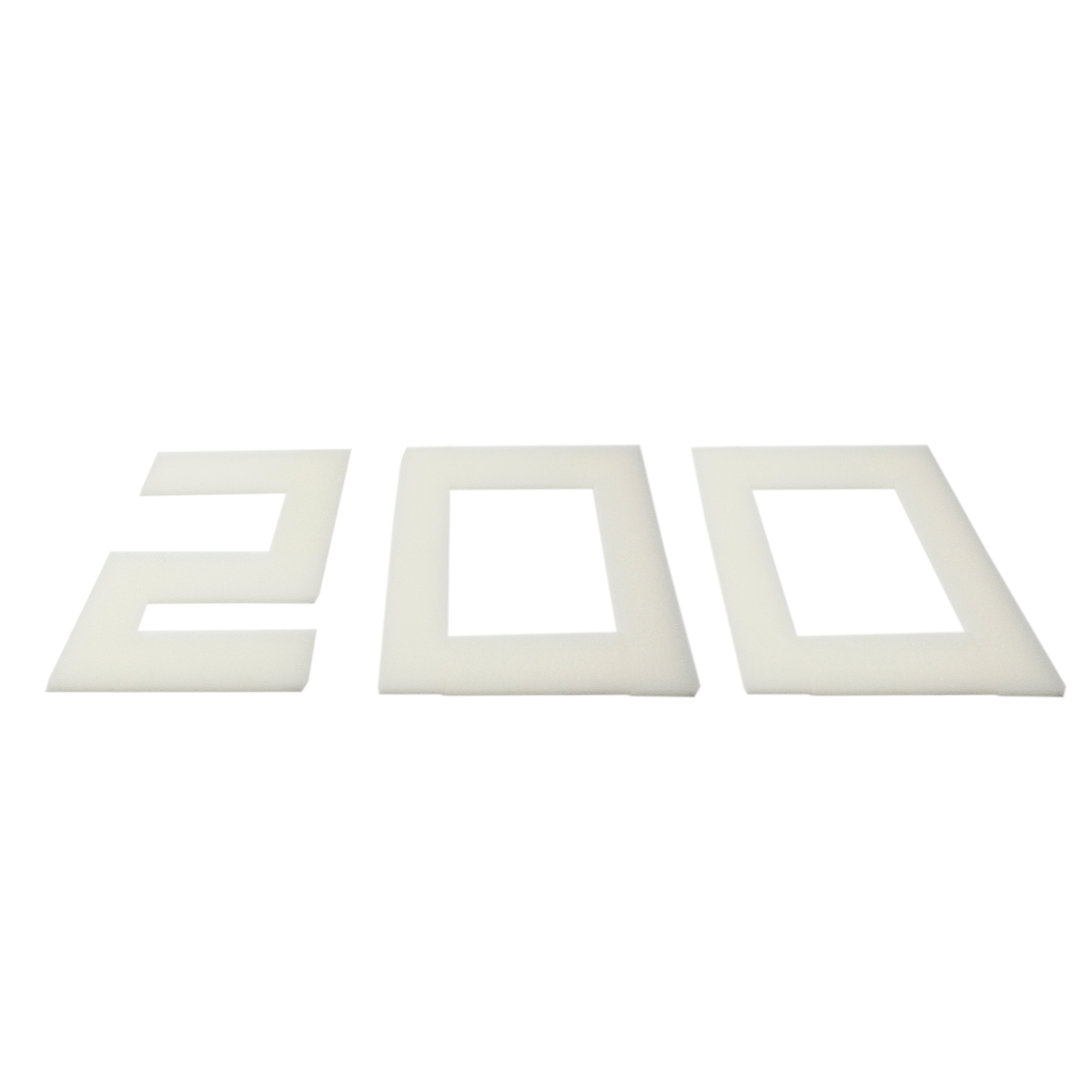LTWHOME Compatible Foam Filters Suitable for Interpet Pf4 Internal Filter(Pack of 200)