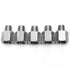 LTWFITTING Stainless Steel 316 Pipe 1/4-Inch Female BSPP x 1/8-Inch Male BSPT Adapter Fuel Gas Air (Pack of 5)