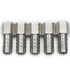 LTWFITTING Stainless Steel 316 BSP Fitting Coupler/Adapter 1/4-Inch Female BSPP x 1/2-Inch(12mm) Hose Barb Fuel Gas Air Fuel(Pack of 5)