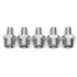 LTWFITTING Stainless Steel 316 Barbed Fitting Connector 1-Inch Male BSPT x 3/4-Inch(19mm) Hose Barb Fuel Gas (Pack of 5)