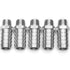 LTWFITTING Stainless Steel 316 Barbed Fitting Connector 3/8-Inch Male BSPT x 3/4-Inch(19mm) Hose Barb Fuel Gas (Pack of 5)