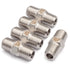 LTWFITTING Class 3000 Stainless Steel 316 Pipe Hex Nipple Fitting 1/8-Inch Male BSPT Air Fuel Water (Pack of 5)